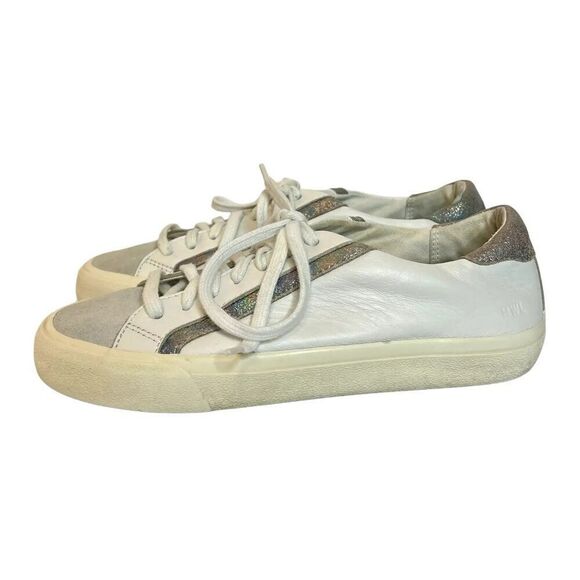 Madewell Sidewalk Low-Top Sneakers in Iridescent Leather - Picture 4 of 8